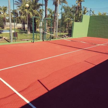Rehabilitación de pista de tenis